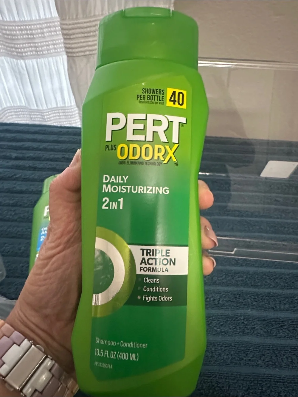 Pert OdorX 2-in-1 Anti-Dandruff & Moisturizing Shampoo set of 2 NWT